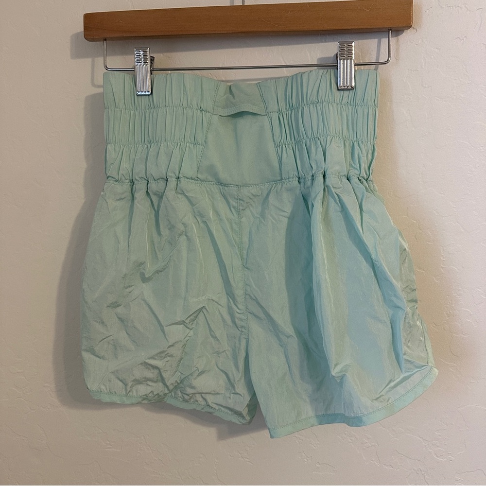 FP Movement by Free People High Waist Icy Mint Green The Way Home Shorts Size S - Picture 4 of 6